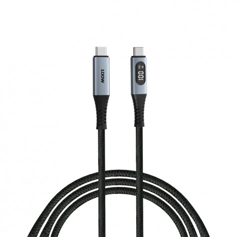 Кабел Verbatim Sync & Charge USB-C to USB-C 100W Display 120 cm - 31848